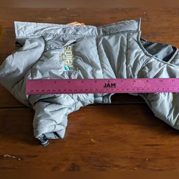 DOG HELIOS 'Thunder-Crackle' Full-Body Bodied Waded-Plush Adjustable XS grey - Picture 9 of 13